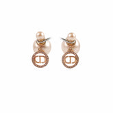 Christian Dior Pearl Tribal Earrings Costume Jewellery